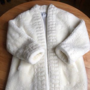 Pamela McCoy White Fur Coat